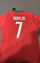 Load image into Gallery viewer, Portugal Soccer Fan Jersey Ronaldo Adult
