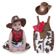 Load image into Gallery viewer, Toddler Cowboy Costume for Boys – Western Halloween Outfit
