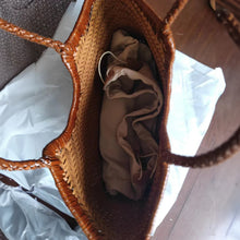 Load image into Gallery viewer, Handbags Women's Genuine Leather Shoulder Bag Weaving Casual Shopping Bag Vintage Big Tote Purse Cowhide Cross Hand Bags Lady
