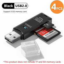 Load image into Gallery viewer, 2-in-1 SD &amp; TF Memory Card Reader – USB 2.0, USB 3.0 &amp; Type-C Options
