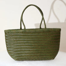 Load image into Gallery viewer, Handbags Women's Genuine Leather Shoulder Bag Weaving Casual Shopping Bag Vintage Big Tote Purse Cowhide Cross Hand Bags Lady
