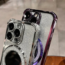 Load image into Gallery viewer, Glitter Mirror iPhone Case with Ring Stand, MagSafe Compatible
