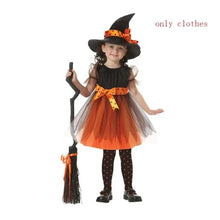 Load image into Gallery viewer, Girls Vampire Costume Gothic Tutu Dress – Halloween Fantasy Outfit
