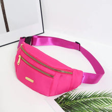 Load image into Gallery viewer, Fanny Packs Waist Pack for Women, Waterproof Waist Bag with Adjustable Strap for Travel Sports Running
