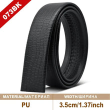 Load image into Gallery viewer, Men's Genuine Leather Ratchet Belt – Adjustable Cowskin Dress Belt for Men
