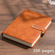 Load image into Gallery viewer, Vintage A5 Leather Notebook – Soft Cover Journal for Business &amp; College
