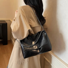 Load image into Gallery viewer, Women's PU Leather Shoulder Bag - Large Capacity Crossbody Tote Handbag for Work, College and Daily Use
