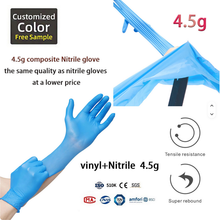 Load image into Gallery viewer, Nitrile-Vinyl Blend Disposable Examination Gloves
