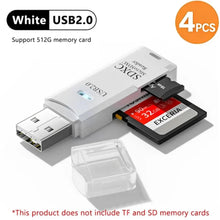 Load image into Gallery viewer, 2-in-1 SD &amp; TF Memory Card Reader – USB 2.0, USB 3.0 &amp; Type-C Options
