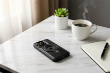 Load image into Gallery viewer, Brown Leather MagSafe-Compatible iPhone Case with Ring Stand
