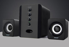 Load image into Gallery viewer, Shop 2.1 Channel Desktop Speaker with Super Bass – Full Black
