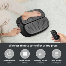 Load image into Gallery viewer, Snailax SL-591B foot massager with heat and vibration black
