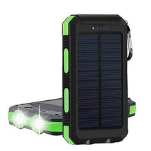 Load image into Gallery viewer, Solar 10K Power Bank Outdoor Portable Charger Compass New
