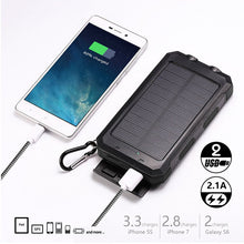 Load image into Gallery viewer, Solar 2026 10K Outdoor Power Bank Compass Portable Charger Buy Now
