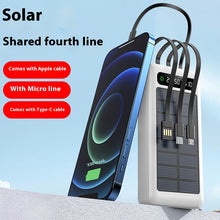 Load image into Gallery viewer, Solar 30K Outdoor Power Bank Built In Cable Fast Charging Buy Now
