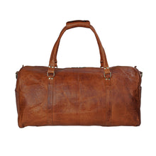 Load image into Gallery viewer, The Belgium Genuine Full Grain Leather Travel Duffle Bag 24 Inch Fast Shipping
