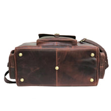 Load image into Gallery viewer, The Richardson Buffalo Leather Overnight Travel Bag Handmade Duffel Gift for Men
