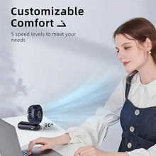Load image into Gallery viewer, Portable Mini Fan, 6-Speed USB Rechargeable Foldable Desk Fan
