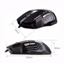 Load image into Gallery viewer, 5500 DPI USB Wired Gaming Mouse with LED Breathing Light &amp; Fire Button
