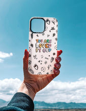 Load image into Gallery viewer, White You Are Loved By God Phone Case
