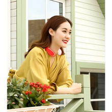 Load image into Gallery viewer, acupuncture mode neck massager with heat for muscle tension relief

