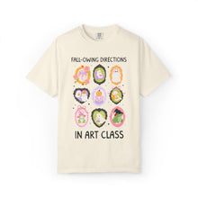 Load image into Gallery viewer, Art Halloween Teacher Tee: Fall-Owing Directions
