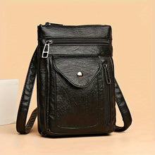 Load image into Gallery viewer, Women's Vintage-Style PVC Leather Crossbody Bag
