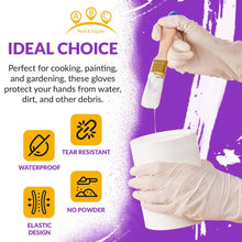 Load image into Gallery viewer, White Disposable Latex Gloves, XL, 100-Pack | Non-Medical
