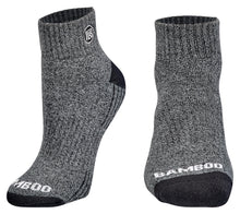 Load image into Gallery viewer, Premium Bamboo Rayon Quarter High Crew Socks - 3 Pair and 6 Pair Packs Available

