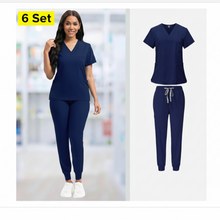 Load image into Gallery viewer, best scrub tops for female nurses
