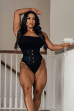 Load image into Gallery viewer, SqueezMeSkinny Luxx Mesh Underbust Corset – Steel Boned

