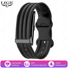 Load image into Gallery viewer, black smart bracelet
