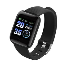 Load image into Gallery viewer, black smart watch nordic chip sleep tracker for sale
