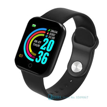 Load image into Gallery viewer, black watch black strap smart watch 14 exercise modes buy
