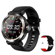 Load image into Gallery viewer, black with red strap smart watch female health sedentary reminder order
