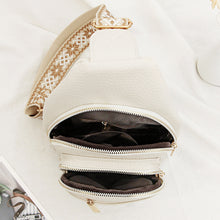 Load image into Gallery viewer, boho geometric strap leather sling bag
