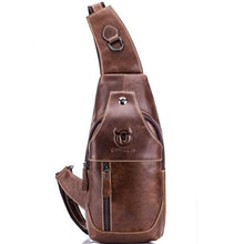 Load image into Gallery viewer, bull captain leather sling bag shop online

