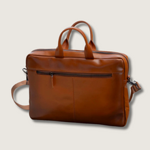 Load image into Gallery viewer, buy camel brown leather laptop bag

