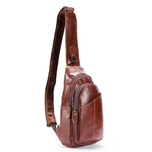 Load image into Gallery viewer, buy genuine leather bag men stitched panel
