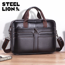 Load image into Gallery viewer, buy genuine leather briefcase men USA
