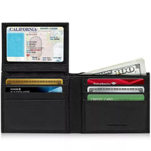 Load image into Gallery viewer, buy genuine leather men wallet RFID blocking
