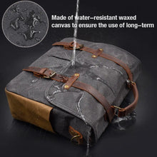 Load image into Gallery viewer, 
buy large canvas messenger bag with laptop sleeve
