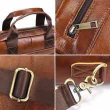 Load image into Gallery viewer, buy men vintage leather briefcase messenger bag
