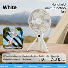 Load image into Gallery viewer, buy portable folding fan 3600mAh rechargeable carabiner fan
