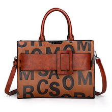 Load image into Gallery viewer, buy womens large PU leather shoulder crossbody bag
