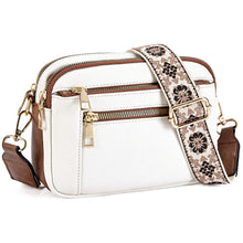 Load image into Gallery viewer, colorblock PU leather crossbody bag women purchase
