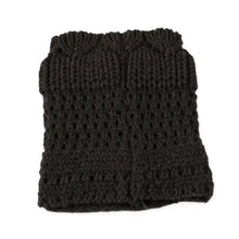Load image into Gallery viewer, crochet knit leg warmers
