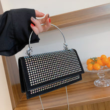 Load image into Gallery viewer, crystal embellished small square bag women
