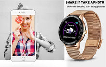 Load image into Gallery viewer, customizable dial smartwatch stainless steel
