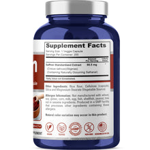 Load image into Gallery viewer, NusaPure Saffron Extract – Vegan, Non-GMO Veggie Capsules
